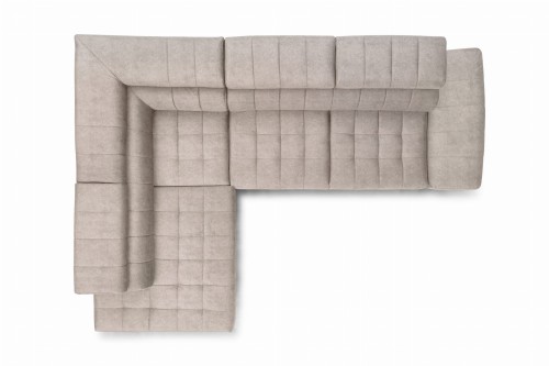 Narożnik w kształcie litery L beżowy