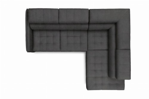 Narożnik grafitowy do salonu Esma L