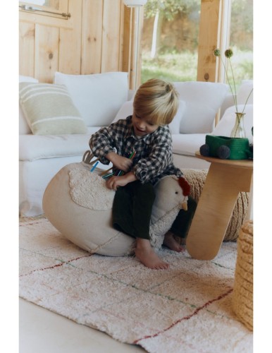 Pufa dla dzieci kura Farma Lorena Canals