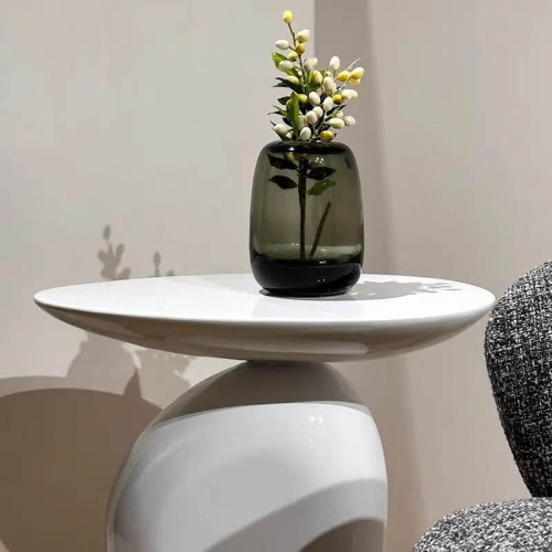 Stolik boczny biały nowoczesny NUMBA