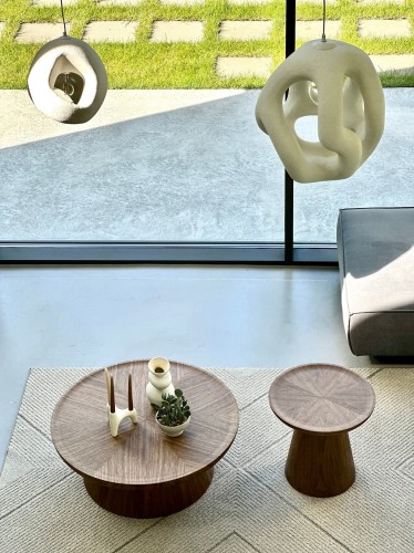 Stoliki kawowe drewniane FUSJA Okrągłe