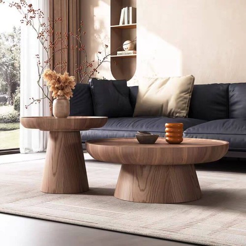 Stolik kawowy drewniany 50 cm FUSJA S