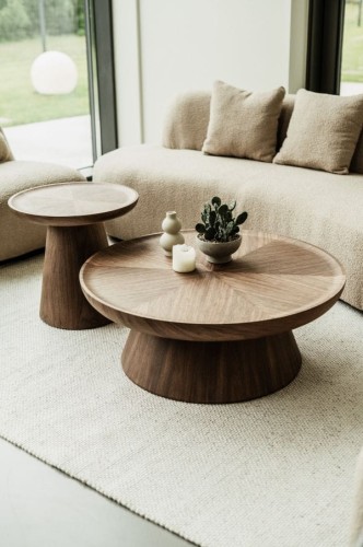 Okrągłe stoliki kawowe FUSJA