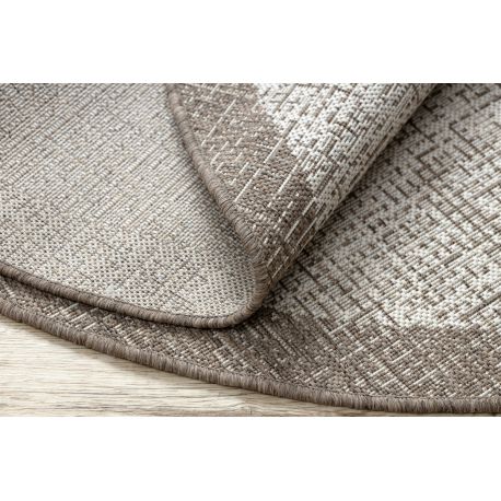 dywan-sznurkowy-sizal-floorlux-kolo-20401-ramka-szampanski-taupe