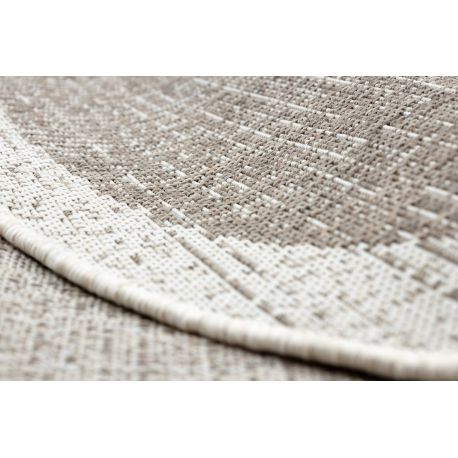 dywan-sznurkowy-sizal-floorlux-kolo-20401-ramka-taupe-szampanski