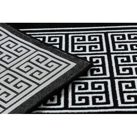 dywan-chodnik-gloss-nowoczesny-6776-85-stylowy-ramka-grecki-czarny-kosc-sloniowa