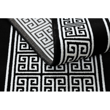 dywan-chodnik-gloss-nowoczesny-6776-85-stylowy-ramka-grecki-czarny-kosc-sloniowa