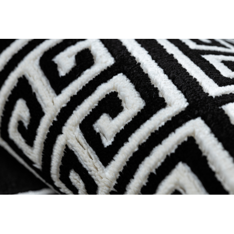 dywan-chodnik-gloss-nowoczesny-6776-85-stylowy-ramka-grecki-czarny-kosc-sloniowa