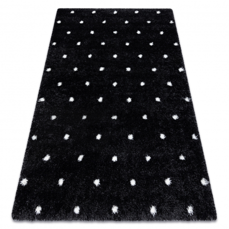 dywan-fluffy-2370-shaggy-kropki-antracyt-bialy