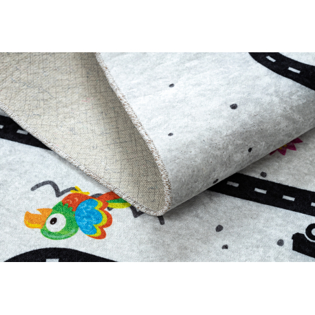 dywan-do-prania-junior-51490802-zwierzeta-uliczki-dla-dzieci-antyposlizgowy-szary