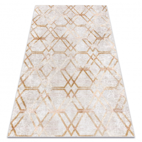 dywan-do-prania-miro-51805804-geometryczny-kratka-antyposlizgowy-zloty