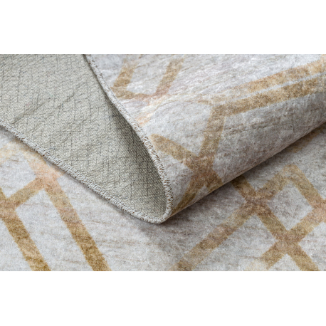 dywan-do-prania-miro-51805804-geometryczny-kratka-antyposlizgowy-zloty