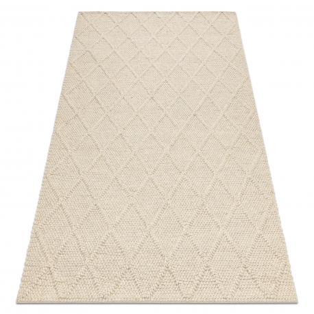 dywan-welniany-tahar-99001b-krem-recznie-tkany-petelkowy-romby-boho