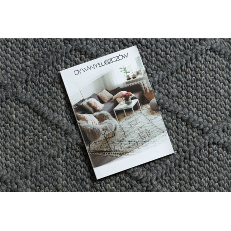 dywan-welniany-tahar-99001k-antracyt-recznie-tkany-petelkowy-romby-boho