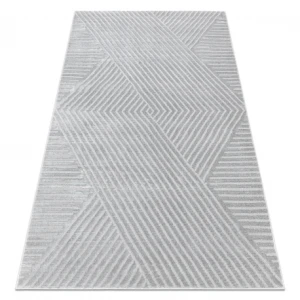 Dywan BALANCE 1503 szary - Geometryczny, strukturalny, glamour