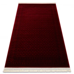 Dywan ORIENT 2958 bordo / czarny Ramka, klasyczny, orientalny, z frędzlami