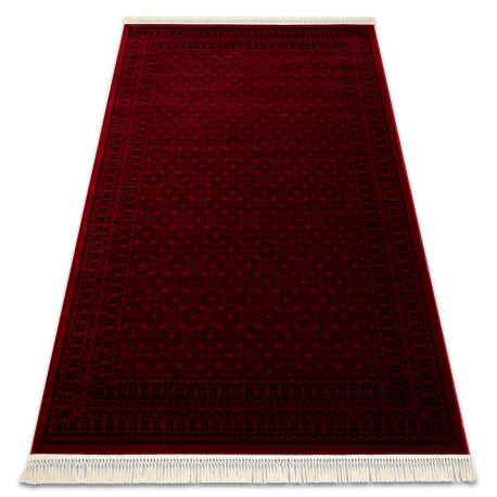 dywan-orient-2958-bordo-czarny-ramka-klasyczny-orientalny-z-fredzlami-
