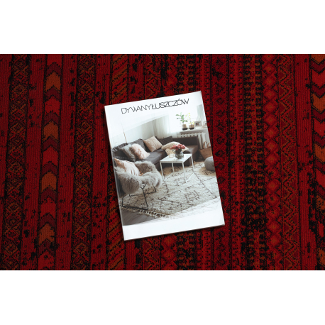 dywan-orient-5820-bordo-czarny-orientalny-pasy-z-fredzlami-