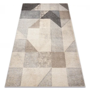 Dywan FUSION 9777 krem / beż - Geometryczny, nowoczesny, abstrakcyjny