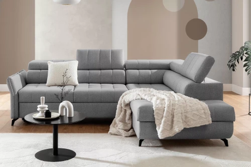 Narożnik rozkładany szary  Esma L Perfect Harmony 80