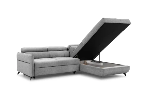 Narożnik szary z funkcją spania Esma L