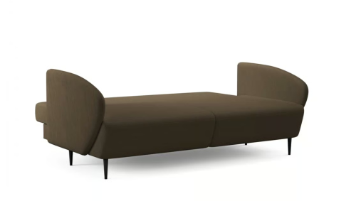 Kanapa z funkcją spania Natali brązowa plecionka