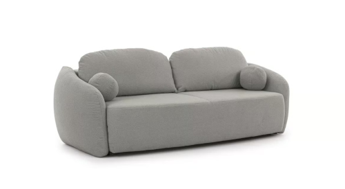 Kanapa z funkcją spania Loria szara boucle Lambi 11