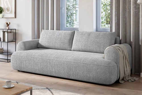 Kanapa rozkładana LOTUS popielaty szenil Cremona 81