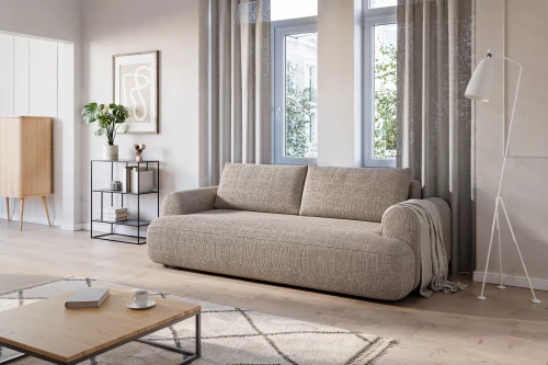 Kanapa rozkładana LOTUS beżowy szenil Cremona 14