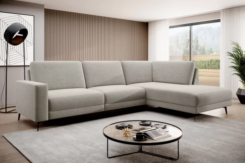 Narożnik z funkcją spania Eva L beżowa plecionka Loft 02 Beige