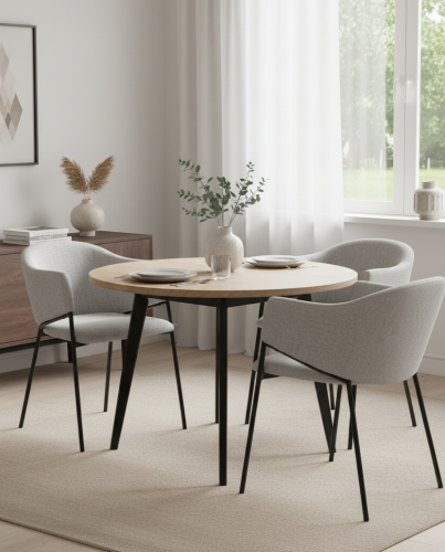 Krzesło tapicerowane do jadalni KROSS