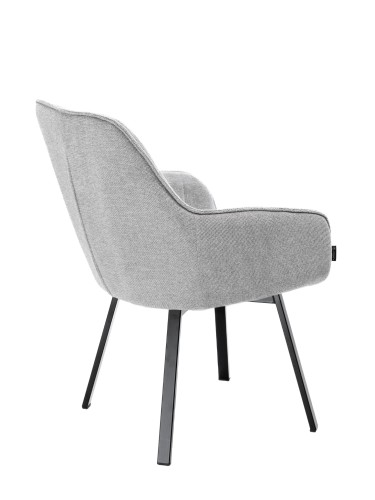 Krzesło obrotowe do jadalni TALOS jasny szary