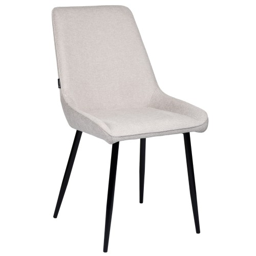 Krzesło tapicerowane beżowe LAGOS