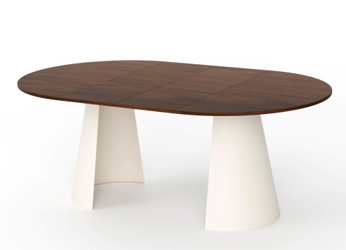 Stół okrągły 120 cm Claris blat do wyboru