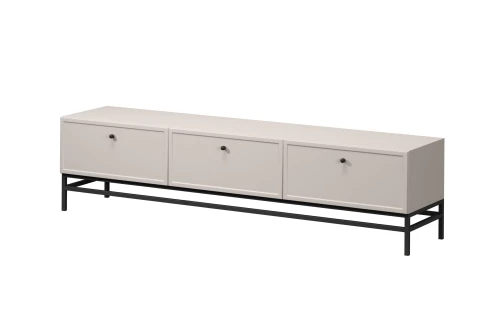 Szafka RTV 200 cm kaszmir LORINI z szufladami