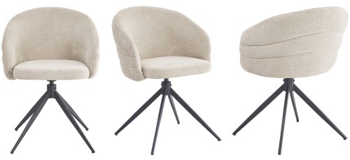 Krzesła obrotowe Blum beżowe nowoczesne