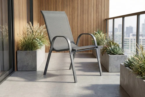 Krzesło ogrodowe Flora grafit