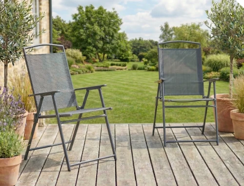 Zestaw krzeseł ogrodowych składanych ORLANDO 2 sztuki