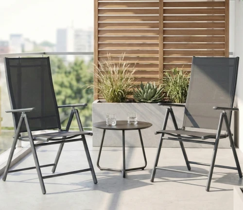 Krzesło rozkładane na taras  Daytona ZESTAW 2 sztuki
