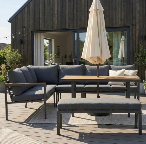 Narożnik ogrodowy + stół Siena