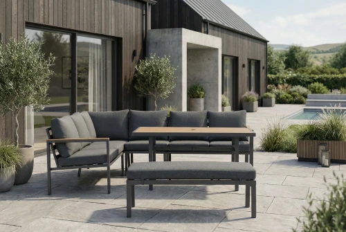 Meble ogrodowe metalowe SIENA