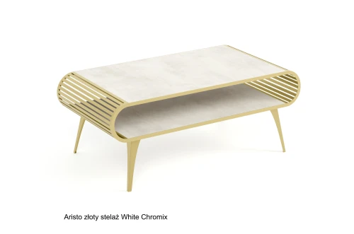 Aristo złoty stelaż White Chromix.jpg