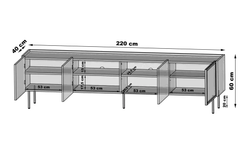 szafka-rtv-dunari-220-cm-z-metalowymi-nogami---dab-dunin2607_man_0