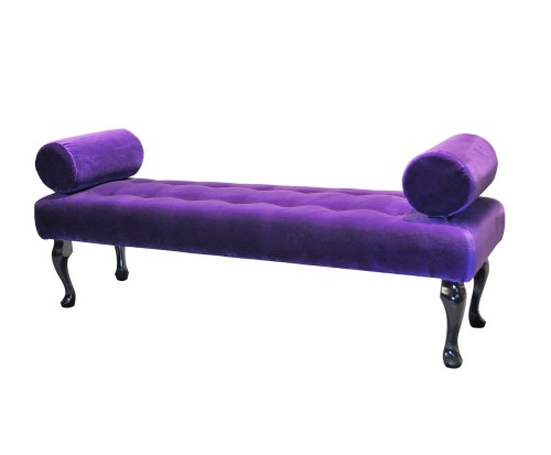 Pikowana ławka z podłokietnikami Baroque 140 