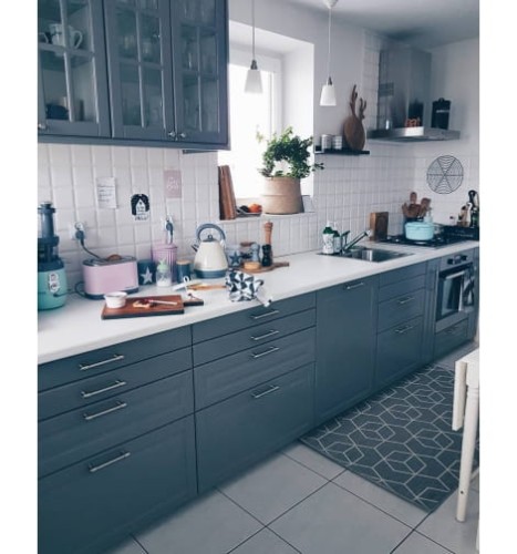 Dywan SZNURKOWY szary SIZAL FLAT 48655/637 KOSTKI 3D