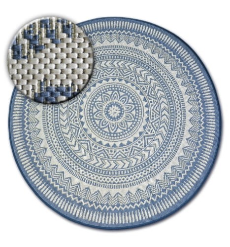 Dywan sznurkowy okrągły SIZAL FLAT 48695/591 WITRAŻ