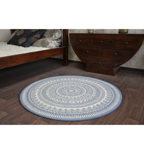 Dywan sznurkowy okrągły SIZAL FLAT 48695/591 WITRAŻ
