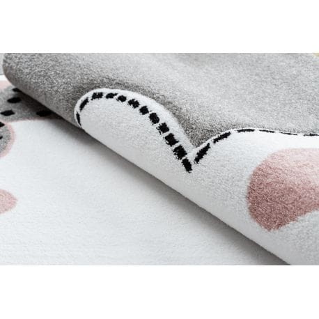 Dywan dla dziewczynki PETIT KITTY KOTEK szary