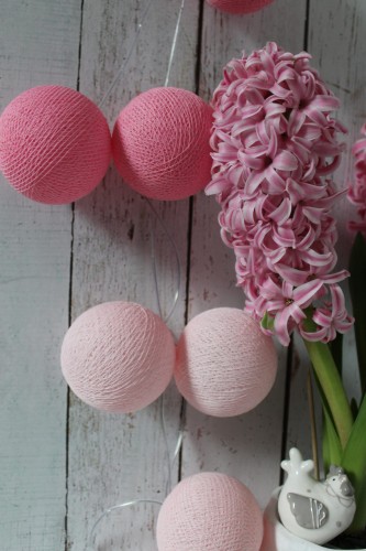 COTTON BALLS SWEET PINK