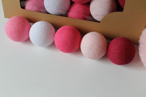 COTTON BALLS SWEET PINK